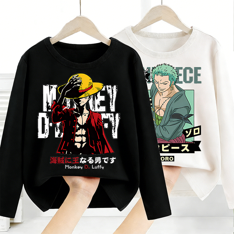 Anime Girl Merchandise - One Piece Long Sleeves Anime Printed