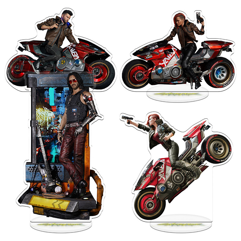 Anime Girl Merchandise - Cyberpunk 2077 V Game Merchandise Stand