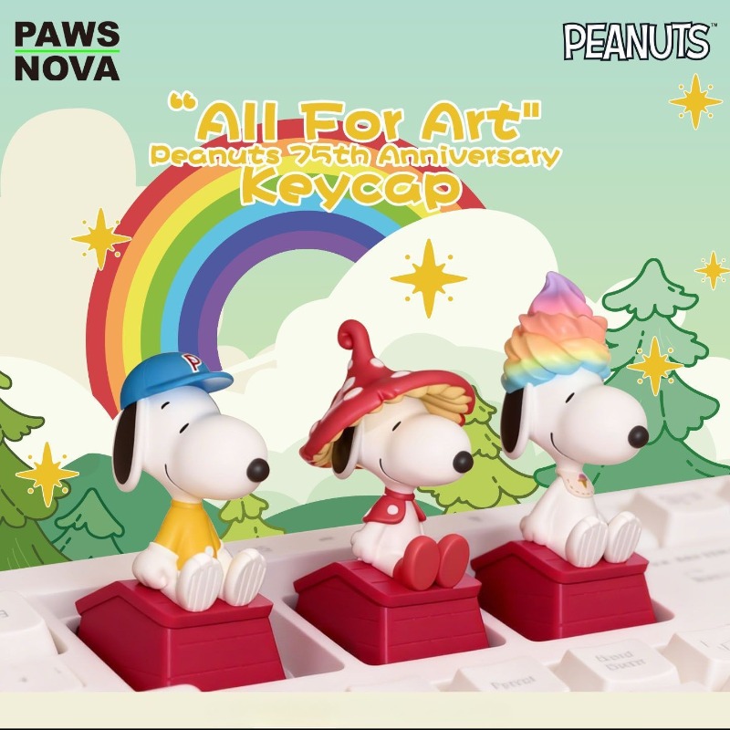 Anime Merchandise Box Set - Snoopy Keycap Blind Box Anime Action