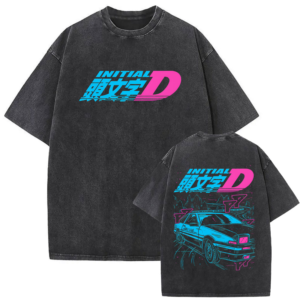 Washed Vintage Anime Initial D - đánh giá và giá Anime Merch Shopping
