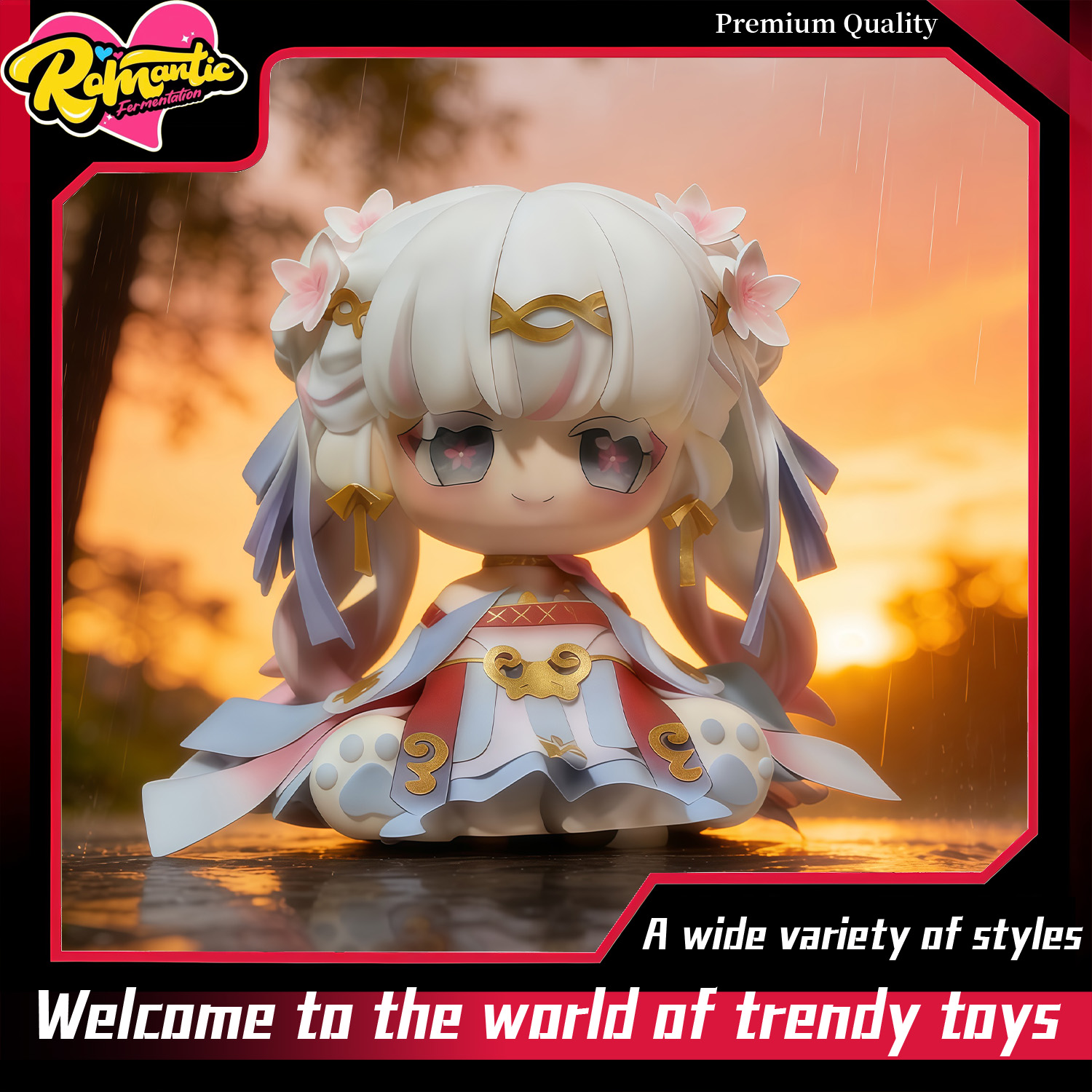 Jinxi Q-version cute Anime GK  - đánh giá và giá Popular Anime Merchandise