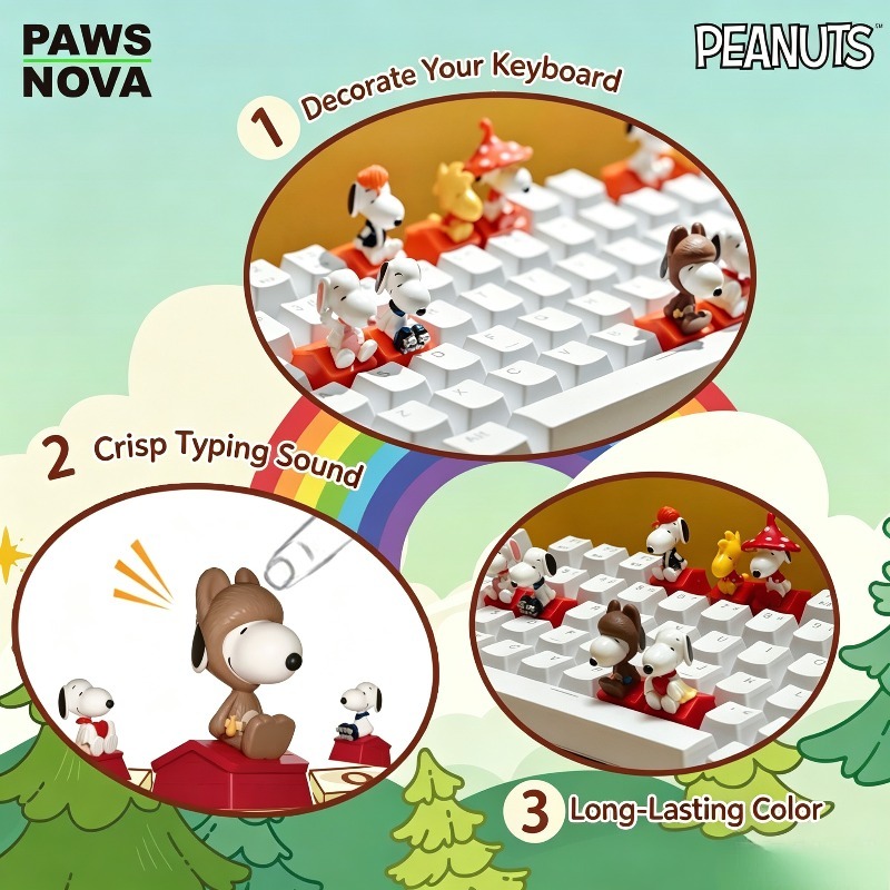 Snoopy Keycap Blind Box Anime  - đánh giá và giá Anime Merchandise Box Set