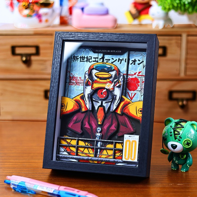 Creative EVA 3D Paper Painting - đánh giá và giá Evangelion Anime Merchandise