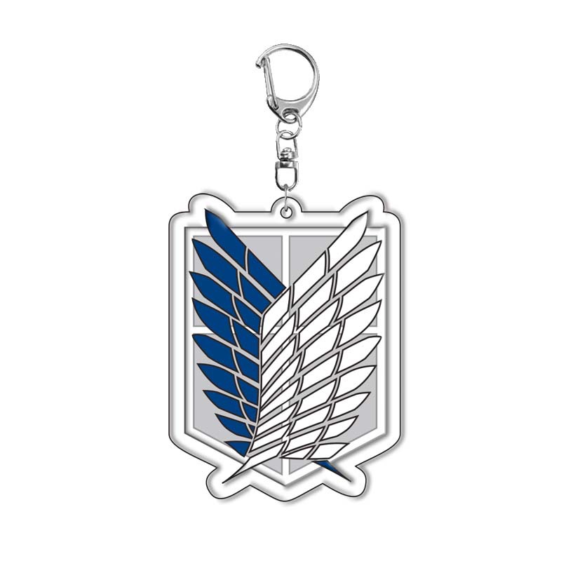Attack on Titan Keychain Acryl - đánh giá và giá Anime Merchandise Keychains