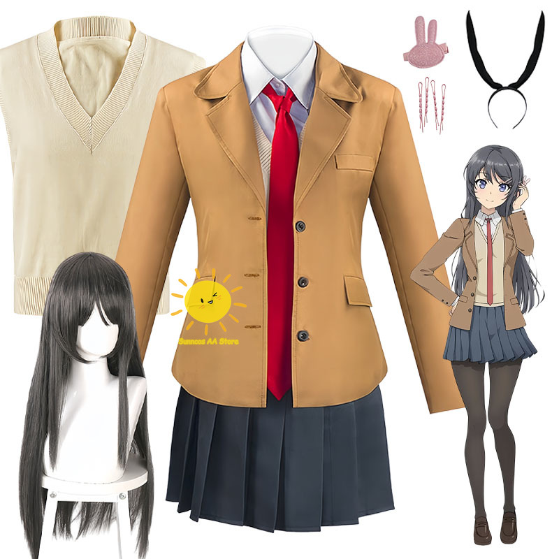 Anime Sakurajima Mai Cosplay R - đánh giá và giá Anime Girl Merchandise