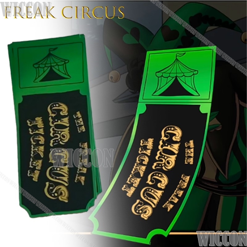 Freak Circus Ticket Card Red G - đánh giá và giá Anime Cosplay Merchandise