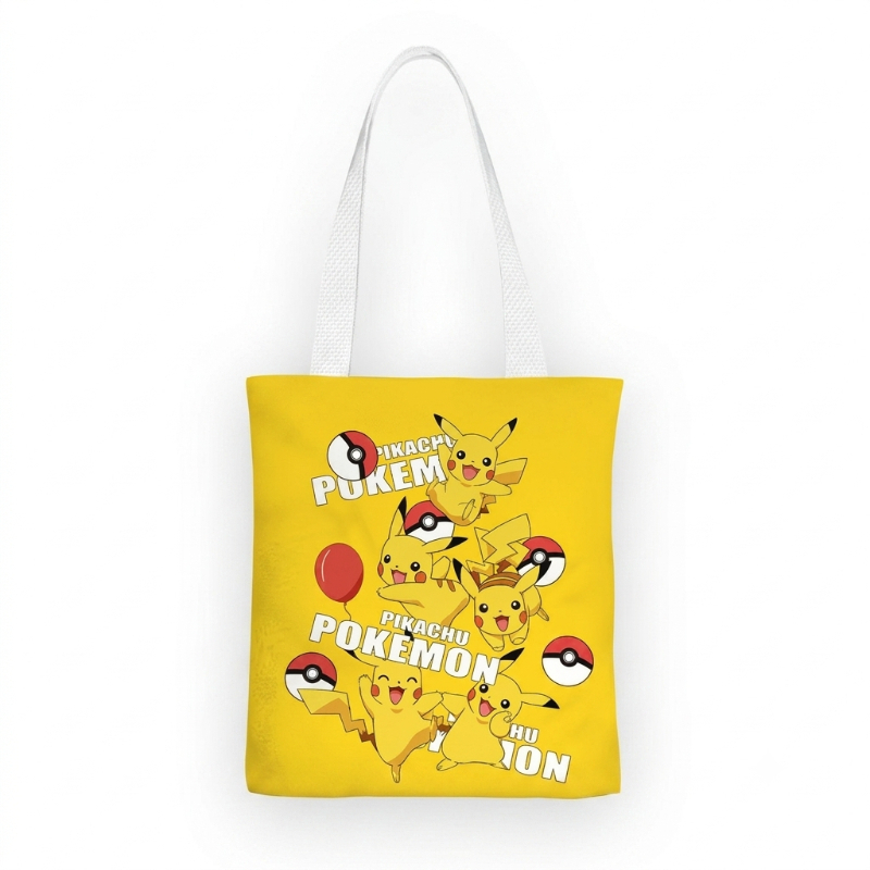 Pikachu Canvas Tote Bag Cute A - đánh giá và giá Anime Merch Shopping