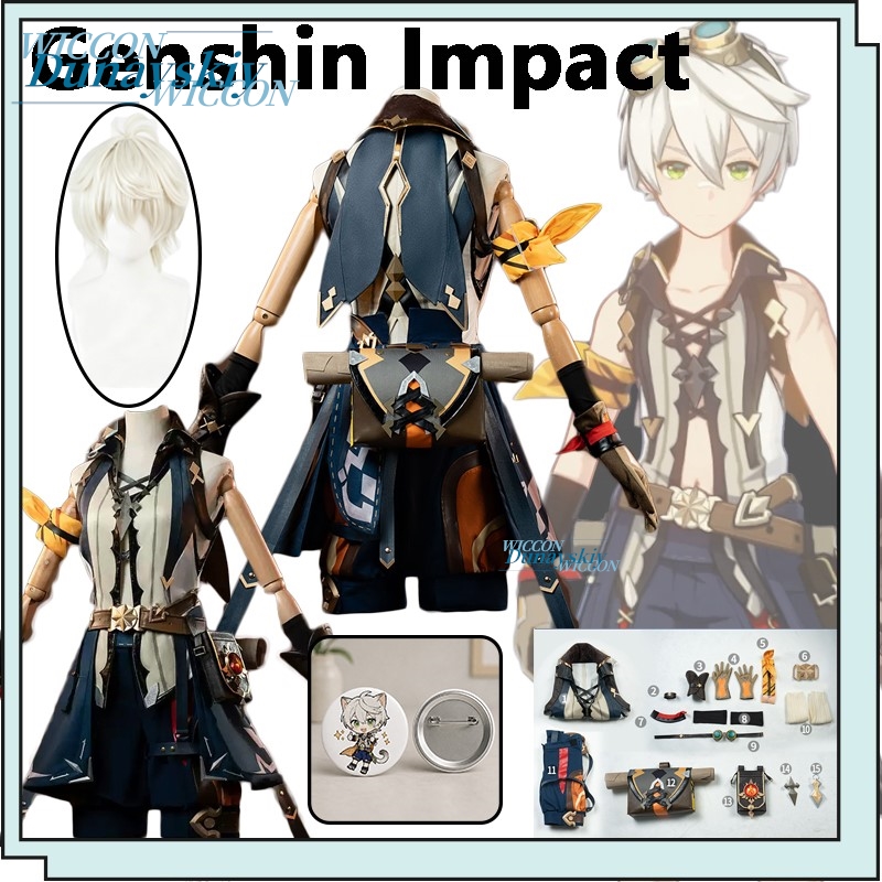 Genshin Impact Bennett Cosplay - đánh giá và giá Anime Cosplay Merchandise