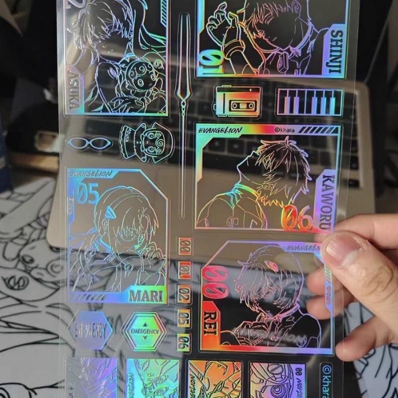 EVA Laser Sticker Shinji Rei A - đánh giá và giá Evangelion Anime Merchandise